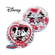 Traditional Mickey & Minnie Love Bubble Balloon